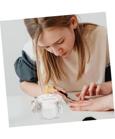minkissy nail cups manicure nail dish cup acrylic nail supplies nail dappen dish nail liquid holder nail dish cups dish for acrylic nails nail dish bowl thicken Glass Manicure tools - Buy Online on GoSupps.com