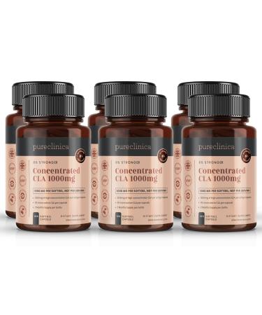 Pureclinica Concentrated Cla 1000mg 12 Months Supply 84% Rich conjugated linoleic acid.The Strongest Cla Available Burns Stubborn Abdominal Fat by PureCllinica