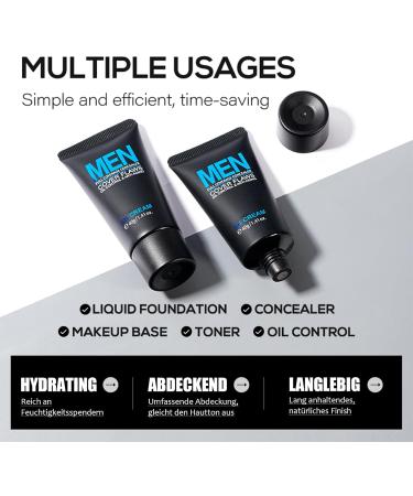  EONFAVE BB Cream Moisturizing Foundation for Men - Color Corrector for Flawless Makeup - Complete BB Cream - Buy Online on GoSupps.com
