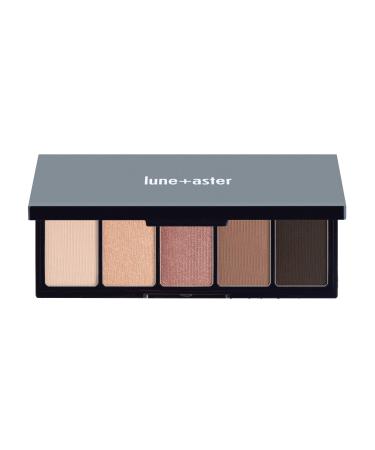 Lune+Aster Sunset Eyeshadow Palette - Five universal eyeshadow shades inspired by the alluring colors seen at sunset in both matte and shimmer finishes will effortlessly elevate any look