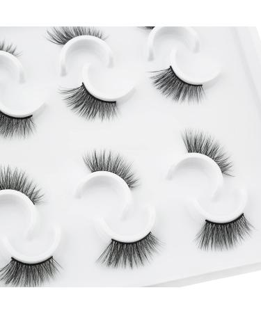 KOUSEI Half Wispy False Eyelashes - 6 Pairs Pack for Natural 3D Fluffy Look (6-BM-09) - Buy Online on GoSupps.com