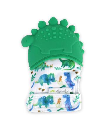 Itzy Ritzy Itzy Mitt Food Grade Silicone Teether 3+ Months Dino 1 Teether