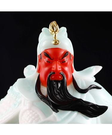 Buddha Statue/Buddha Figurines Artificial Jade Buddha Statue Exquisite Chinese Guan Gong Statue Decoration Guan Yu Buddha Statue Home Living Room Shop Gift 15 Inch Buddha Statue Decoration - Buy Online on GoSupps.com