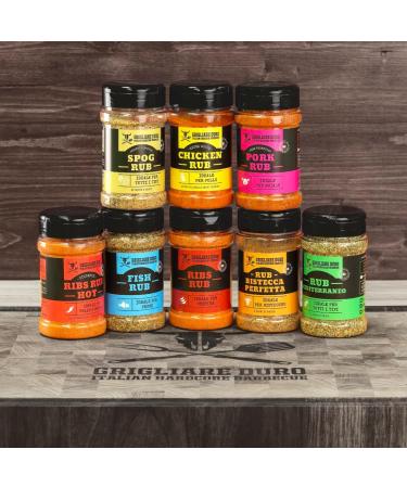 200 g BBQ Chicken Rub Grigliare Duro BBQ Rub for Meat Magic Dust Rub for Chicken Chest Fins and Cosaws Ideal for Chicken and Pork Sea Dry Rub - Buy Online on GoSupps.com