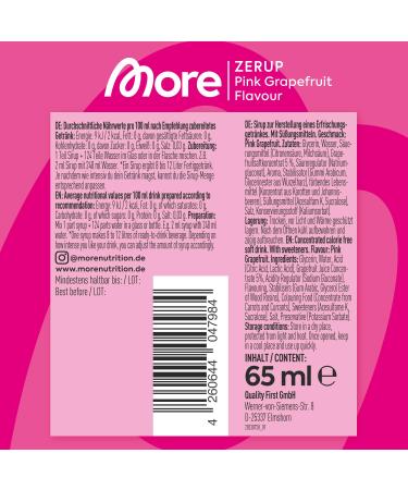 Buy More Zerup Mixed 9er Bundle - Sugar-Free Vegan Syrup with Real Fruit Extracts | 9 x 65ml Zero Calories Up to 72L Drink Made in Germany - Buy Online on GoSupps.com