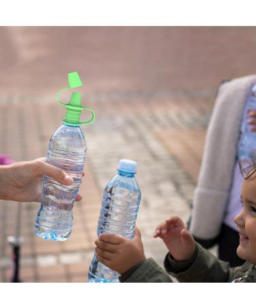 Leak-Proof Silicone Bottle Adapter - Interlocimet Discharge-Proof Water Bottle Cap | Safe & Odorless | Cream Green - Buy Online on GoSupps.com