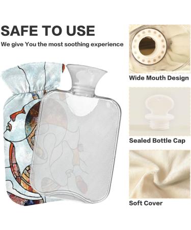 Buy Naanle 2L Hot Water Bottle with Rainbow Cover | Pain Relief & Heat Therapy for Back Hands & Feet - Buy Online on GoSupps.com