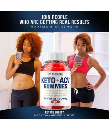 1st Choice Keto ACV Gummies - Advanced Formula with B12, Beet Root Juice for Men and Women (60 Gummies) - Buy Online on GoSupps.com