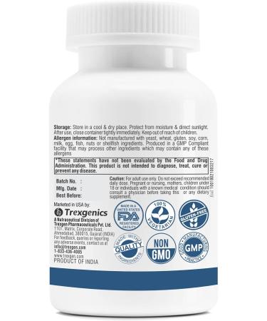 Trexgenics PCOS Support Supplement | Myo-Inositol, D-Chiro Inositol, L-Methylfolate, Vitamin D3, Chromium & Zinc | 60 Tabs - Buy Online on GoSupps.com