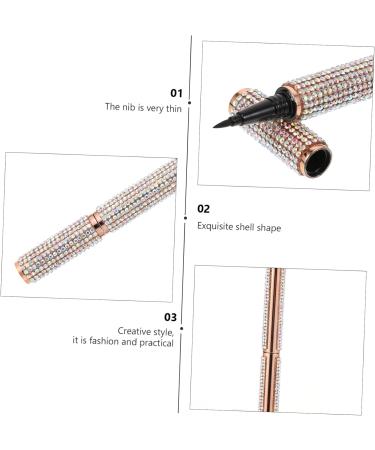 Healeved 1pc Eyeliner Micro Eye Liner Pen Eye Beauty Pen Brown False Eyelashes No- Skip Liquid Pen Plastic 1 count (Pack of 1) As Shown - Buy Online on GoSupps.com