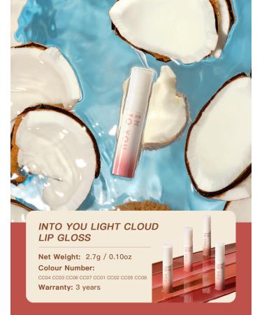 INTO YOU Coco Lip Gloss - Long Lasting Moisturizing Lipstick | Non-Sticky Lip Stain for Women | Glitter Shine Makeup (CC05 - Buy Online on GoSupps.com