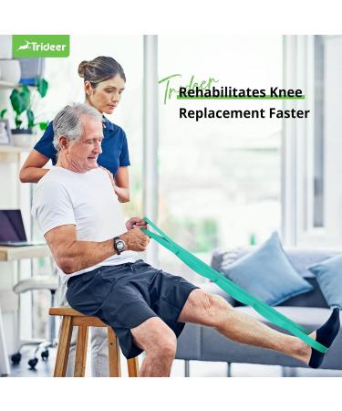 Trideer Stretching Strap - 10 Loop Non-Elastic Yoga Band for Physical Therapy and Exercise - Buy Online on GoSupps.com