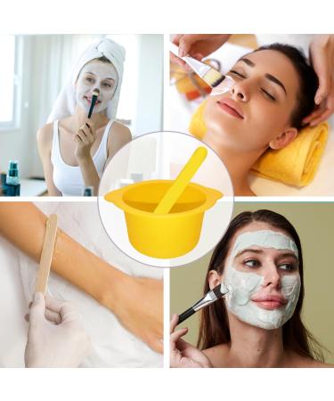 Buy Silicone Wax Pot Liner (2PCs) - Reusable Silicone Wax Melting Bowl with 2 Spatulas | Perfect for Hair Removal | International Shipping Available - Buy Online on GoSupps.com