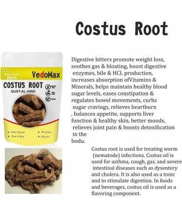 PUB Costus Root Indian Costume Root Qust Al Hindi Root 400gm - Buy Online on GoSupps.com