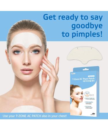 Forehead Pimple Patches 4Pcs | Labottach Korean Skincare Hydrogel Soothing & Cooling Patch with Tea Tree Oil Vitamin E | Refreshes Troubled Skin | Overnight Home Skincare - Buy Online on GoSupps.com