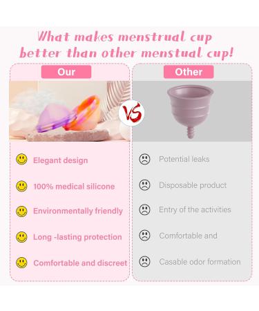 Reusable Menstrual Discs (M+L) - 100% Medical Silicone for Active Women | Sport Swimming & Intimacy - Buy Online on GoSupps.com