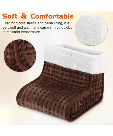 Dewel Electric Foot Warmer | Washable Lining | Fast 30-60 Heating | 10 Adjustable Temperature Levels & Timer | Ideal for Cozy Comfort - Buy Online on GoSupps.com
