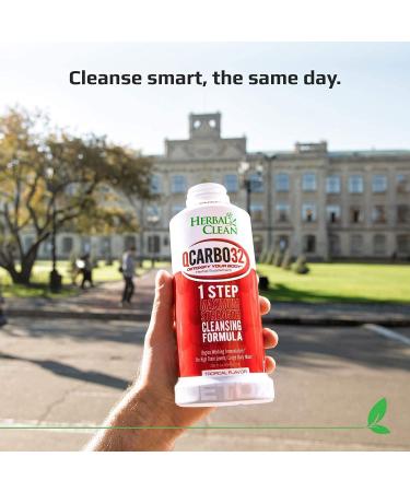 Herbal Clean QCARBO32 Tropical Flavor Liquid - Detox Drink - Buy Online on GoSupps.com