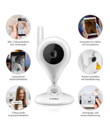 REER Video BabyCam IP Camera - Simple Setup Wireless Control via Free App - 1 Pack - Buy Online on GoSupps.com