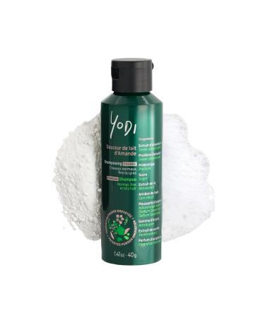 YODI - Powder Shampoo - Almond Milk Softness - Volume & Shine - Prebiotic Shampoo - Patented Powder - Vegan - Made In France - Normal/Oily Hair - Fine Hair - 40g