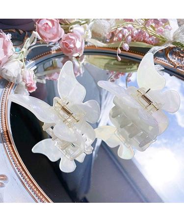 3PCS Acrylic Hair Claw Set - Butterfly, Tortoise Shell, Leopard Print Hair Clips for Women - Buy Online on GoSupps.com
