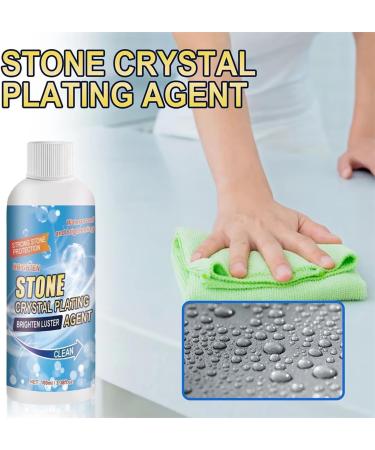 Stone Stain Remover Cleaner Stone Crystal Plating Agent and Granite Oil Stain Cleaner for Household Use All-Purpose Stone Cleaner and Polish for Marble Granite Quartz and More (1 Set) - Buy Online on GoSupps.com