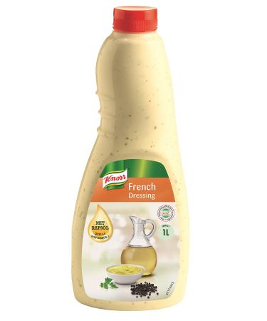 Knorr French Dressing (with a fine mustard note and high-quality rapeseed oil) pack of 3 (3 x 1L) French Dressing 1 l (pack of 3)