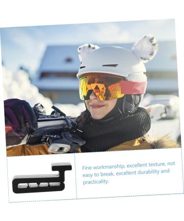 Buy Minkissy Helmet Mask Holder - 2 Pairs of Practical Hooks for Ear Masks Skiing & Cycling | London Souvenirs - Buy Online on GoSupps.com