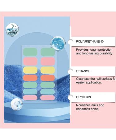 Gel Nail Polish Stickers | Gel Nail Stickers - Personal Care Products for Manicure Spa Summer Home Travel Bridal Daily Life Vacation Grooming Party Wedding - Buy Online on GoSupps.com