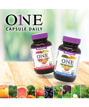 Bluebonnet Nutrition Men's ONE Whole Food-Based Multivitamin - 60 Veg Capsules - Buy Online on GoSupps.com