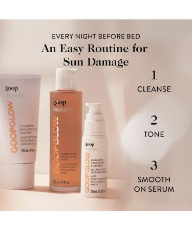 GooP Beauty Sleep Milk Serum - Exfoliator & Moisturizer | Smooth Wrinkles Pores & Uneven Texture | Glycolic Acid & Hyaluronic Acid | Dark Spot Corrector | Paraben & Silicone Free | 1 oz - Buy Online on GoSupps.com