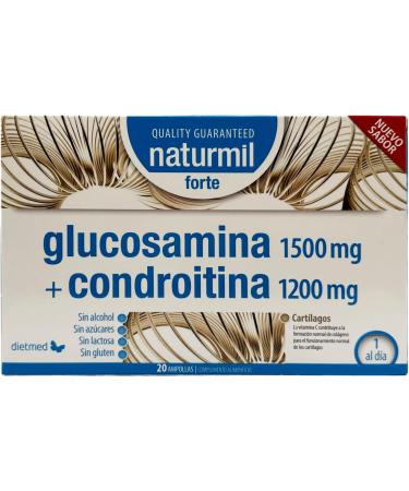 DIET MEDICINE GLUCOSAMINE 1500mg+CHONDROITIN 1200mg FORTE 20amp - Buy Online on GoSupps.com