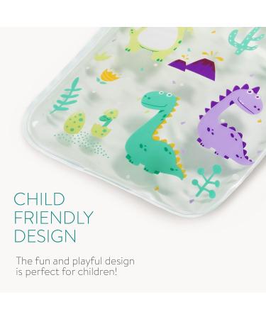 Navari Children's Cooling Pillows - 2x Dinosaur Thermal Cushions | Warm & Cool Gel Pillow Compress | Perfect Gel Cooling Pads for Kids - Buy Online on GoSupps.com