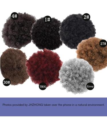 JHZHONG Afro Puff Drawstring Ponytail for Black Women Short Kinky Curly Afro Ponytail Synthetic Hair Premium grey Afro Bun Drawstring Ponytail for Women Girls(Large/Pack of 1/Grey) Large (Pack of 1) Grey - Buy Online on GoSupps.com