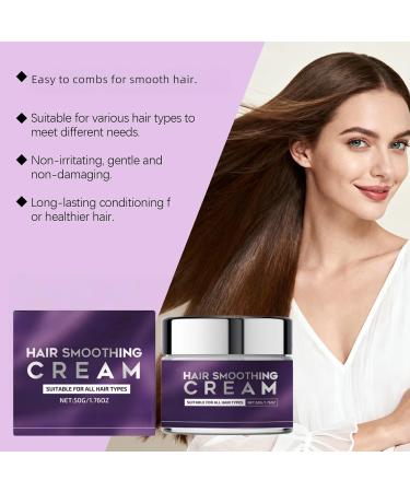 BRVLY Hair smoothing and smoothing cream conditioner for curly and dry damaged Frizzy Control care products keratin smoothing care serum for frizzy hair for women 1 - Buy Online on GoSupps.com