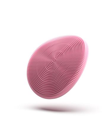 Boie USA Loop Body Scrubber - Handheld Exfoliating Loofah Alternative. Anti-Acne Shower Brush for Cleansing Skin. Silicone-Like Bristles  Long Lasting  Hypoallergenic  & Sustainable (Pink)