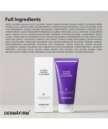 Dermafirm Hydra Repair Cleanser R4 Perilla Purple 150g Hydrating and Soothing Facial Cleanser for Sensitive Skin - Buy Online on GoSupps.com