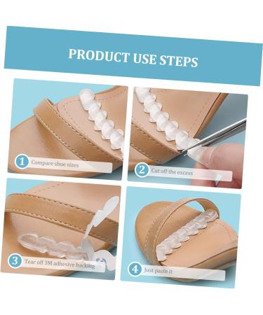 FRCOLOR 15 Pairs Anti-Slip High Heel Stickers | Cushioned Gel Insoles for Sandals & Heels | Comfortable Thicken Inserts - Buy Online on GoSupps.com
