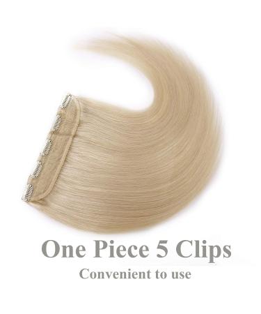 Buy Sego Hair Part Clip in Extensions - 100% Remy Human Hair Thick Platinum Blonde #60-1 18 (45cm) 90g - International Shipping Available! - Buy Online on GoSupps.com