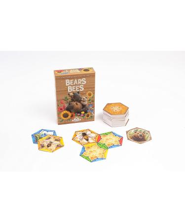 Grandpa Beck's The Bears and The Bees Tile Laying Game | Fun Strategy Game for Kids, Teens, and Adults | 2-5 Players 7+ years | From the Makers of Cover Your Assets & Skull King - Buy Online on GoSupps.com
