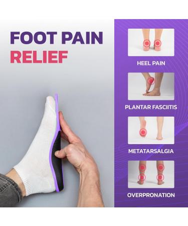 StepFlow Arch Support Inserts for Men & Women | Orthotic Foot Inserts with Massager & Resistance Band | Stronger Feet Program - Buy Online on GoSupps.com