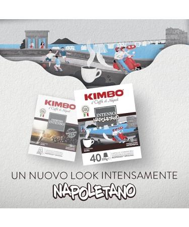 Buy Kimbo Intenso Coffee Capsules Compatible with Nespresso - 100 Capsules (10 Packs of 10) | International Shipping Available - Buy Online on GoSupps.com