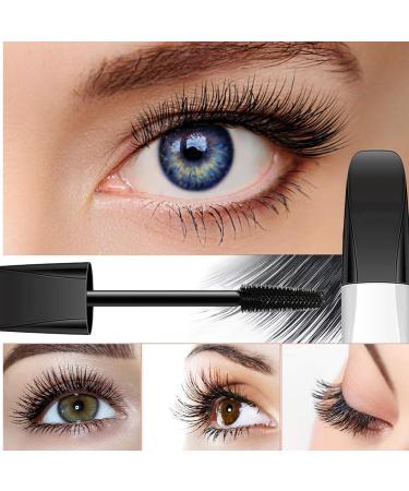 Eye Mascara Mascara for Women Waterproof Roller Mascara 10ml Wearable Black Mascara Long Lasting Liquid Mascara for Women Girls - Buy Online on GoSupps.com