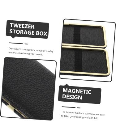 Stahad Boxing Beauty Box - Magnetic Eyelash Container & Tweezers for Extensions PU Portable Makeup Storage Accessories - Buy Online on GoSupps.com
