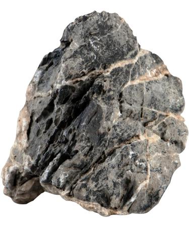 sera Rock Quartz Gray L 2-3 kg - Dark gray natural stone with white inclusions L (piece 2 -3 kg)