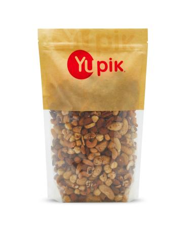 Yupik Deluxe Unsalted Nuts Mix Brazil Nuts Almonds Cashews Pecans Hazelnuts (Less Than 30% Peanuts) 1Kg Unsalted 1 kg (Pack of 1)
