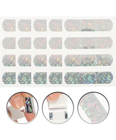 FOMIYES Girl Adhesive Bandages - 20pcs Glitter Cartoon Strips for Kids | Breathable & Colorful Care - Buy Online on GoSupps.com