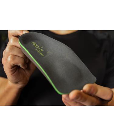 PRO 11 WELLBEING 3/4 Duo tech Layered Insoles with Metatarsal Raise and Arch System (3/4.5 UK)