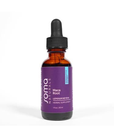 Organic Maca Root Extract Focus and Energy Supplement Supports Clarity Performance Concentration Non-GMO Gluten-free 1fl oz 30ml