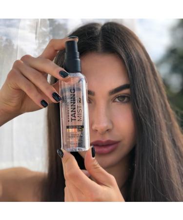 BYROKKO Tanning Face Mist (100 ml) | Natural-Looking Self-Tanning Accelerator with Aloe Vera | For Sunbeds & Outdoors - Buy Online on GoSupps.com